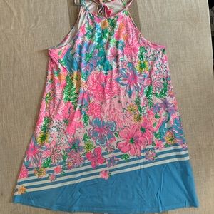 LILLY PULITZER Back Tassel Tie Swing Dress, XL